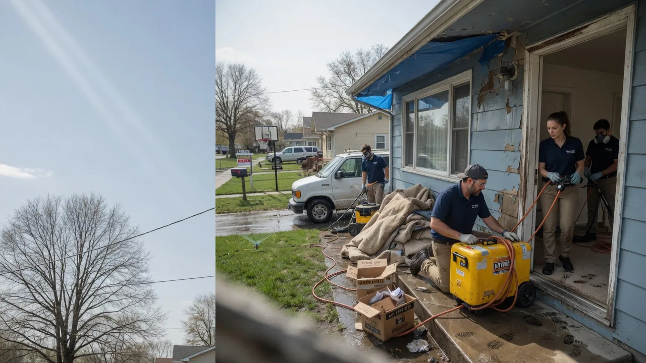 Basement Flood Cleanup in Dwight, KS near me